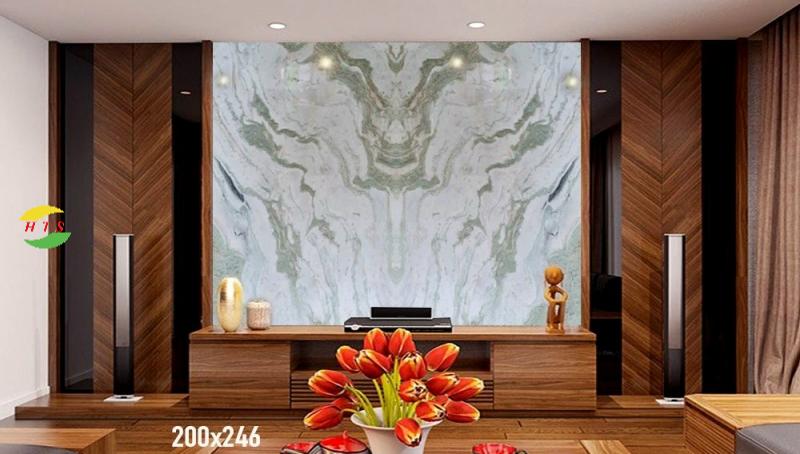 tranh đá onyx màu trắng